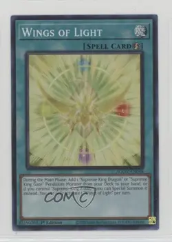 Wings of Light 1st Ed. YuGiOh Age Overlord #AGOV-EN048 0u06 - Image 1