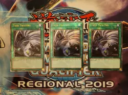 Yugioh Twin Twisters - RA02-EN060 - Quarter Century Secret Rare - 1st Ed NM x3 - Image 1