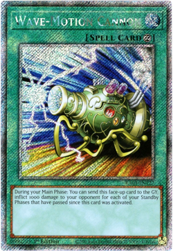 YuGiOh! Wave-Motion Cannon - RA03-EN127 - Platinum Secret Rare 1st Edition NM/M - Image 1
