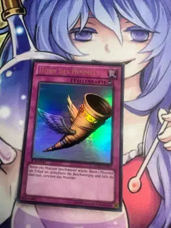 HORN OF HEAVEN GERMAN ULTRA RARE LCJW-EN292 DE292 LIGHT PLAY YUGIOH - Image 1