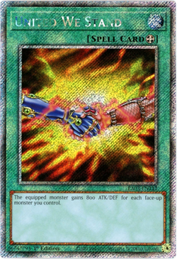 YuGiOh! United We Stand - RA03-EN112 - Platinum Secret Rare 1st Edition - NM/M - Image 1