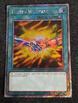 YuGiOh! United We Stand - RA03-EN112 - Platinum Secret Rare 1st Edition - NM/M - Image 1