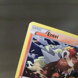 SWIRL 🌀💫 Entei Cosmos Holo 14/98 XY Ancient Origins Promo Pokemon Card - Image 3