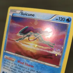 TRIPLE SWIRL 🌀💫 Suicune 30/122 Breakpoint Cosmo Holo Rare Promo Pokemon Card - Image 1