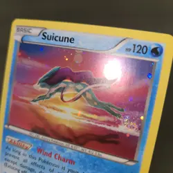 TRIPLE SWIRL 🌀💫 Suicune 30/122 Breakpoint Cosmo Holo Rare Promo Pokemon Card - Image 2