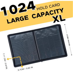 1000+ Pockets Trading Card Binder, 16-Pocket Card Ablum Compatible with,MTG - Image 2