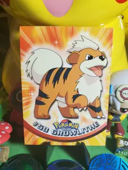 Pokemon TCG Vintage 1998 Topps Growlithe #58 NM/M Blue Label Pokemon Card - Image 1