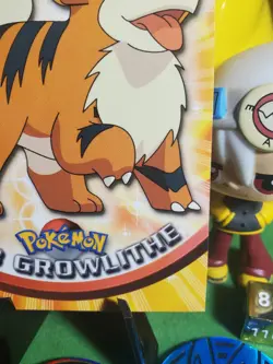 Pokemon TCG Vintage 1998 Topps Growlithe #58 NM/M Blue Label Pokemon Card - Image 5