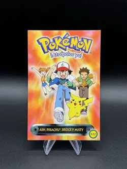 Pokemon Ash Pikachu Misty Brock 2000 Vintage Post Card 122 Navarrete Peru - Image 1