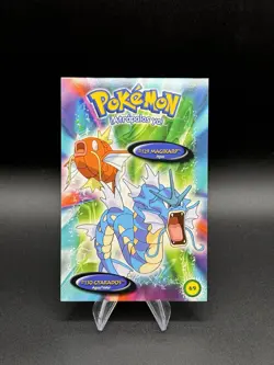 Magikarp Gyarados Pokemon 2000 Vintage Post Card 69 Navarrete Peru Us Seller - Image 1