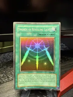 SWORDS OF REVEALING LIGHT Lob-101 YuGiOh Card Faded Sirrr - Image 1