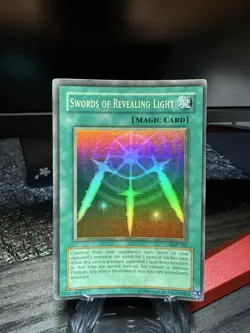 SWORDS OF REVEALING LIGHT Lob-101 YuGiOh Card Faded Sirrr - Image 1