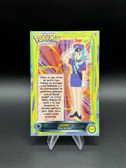Pokemon Officer Jenny 2000 Vintage Post Card 117 Navarrete Peru Us Seller - Image 1