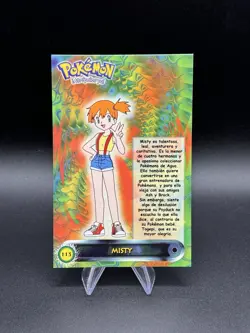 Pokemon Misty 2000 Vintage Post Card 113 Navarrete Peru Us Seller - Image 1