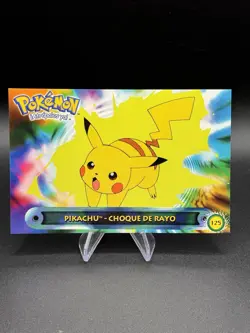 Pokemon Pikachu 25 2000 Vintage Post Card 125 Navarrete Peru Us Seller - Image 1