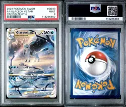 2023 Pokemon SWSH Glaceon VSTAR GG40/GG70 Crown Zenith Pokemon Card PSA 9 Mint - Image 3
