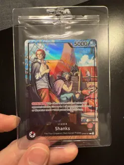 (SEALED) One Piece Shanks Leader PSA Promo Card Exclusive OP09-001 - Image 2