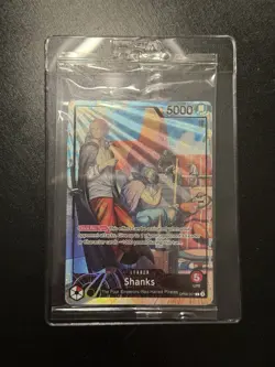 (SEALED) One Piece Shanks Leader PSA Promo Card Exclusive OP09-001 - Image 3