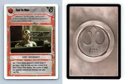 Thank The Maker Star Wars Premiere Unlimited 1995 LS Rare CCG Card - Image 1