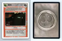 Demotion Star Wars Premiere Unlimited 1995 LS Rare CCG Card - Image 1