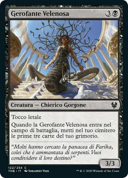 MTG Magic THB Theros Beyond Death - 1x ITA NM 122 C Gerofante Velenosa - Image 1