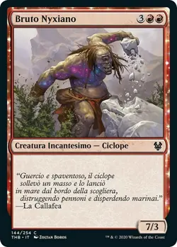 MTG Magic THB Theros Beyond Death - 1x ITA NM 144 C Bruto Nyxiano - Image 1