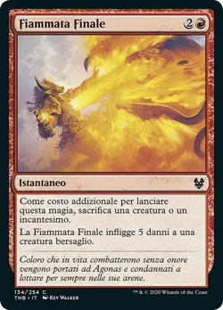 MTG Magic THB Theros Beyond Death - 1x ITA NM 134 C Faimmata Finale - Image 1