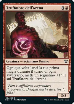 MTG Magic THB Theros Beyond Death - 1x ITA NM 126 C Truffatore dell'Arena - Image 1