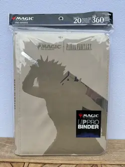 Final Fantasy Magic MTG Ultra PRO 9 Pocket Premium Zippered Binder - Cloud - Image 1