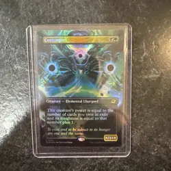 Cosmogoyf (0313) Borderless Foil Edge of Eternities Mtg - Image 1