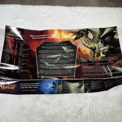 Magic the Gathering MTG Fold Out Pamphlet Guide Booklet Lot Knights Vs Dragons - Image 4