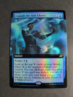 Consult the Star Charts (Extended Art Foil) Rare MTG Edge of Eternities - Image 1