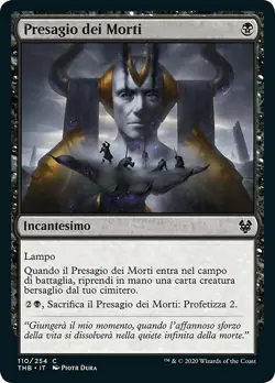 MTG Magic THB Theros Beyond Death - 1x ITA NM 110 C Presagio dei Morti - Image 1