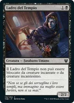 MTG Magic THB Theros Beyond Death - 1x ITA NM 116 C Ladro del Tempio - Image 1