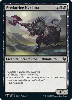 MTG Magic THB Theros Beyond Death - 1x ITA NM 109 C Predatrice Nyxiana - Image 1