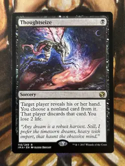 MTG Thoughtseize (110/256) Iconic Masters Non-Foil Regular English - NM - Image 1