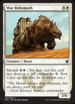 War Behemoth -Foil Light Play MTG Khans of Tarkir - Image 1