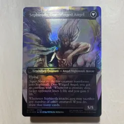 Mtg Soldier Of Mastery Sephiroth Borderless Edition Foil English Version - Image 2