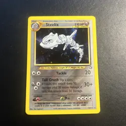 Steelix 15/111 Neo Genesis Pokemon Card Unlimited Holo Rare Lightly Played LP - Image 3