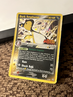 Pokemon TCG - Dark Ampharos 2/109 EX Team Rocket Returns 2004 Holo RARE STAMPED - Image 2
