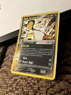 Pokemon TCG - Dark Ampharos 2/109 EX Team Rocket Returns 2004 Holo RARE STAMPED - Image 3