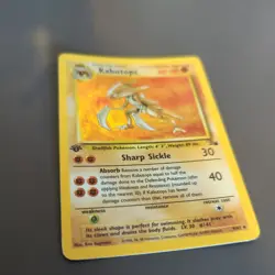 Pokemon 1999 Wotc Fossil Rare Holo 1st Edition #9/62 KABUTOPS - Image 2