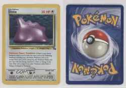 Ditto Holo Pokemon Fossil #3 1999 10j2 - Image 3