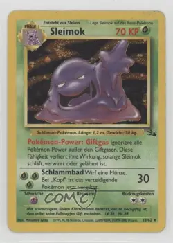 Muk Holo German Pokemon Fossil #13 1999 15fy - Image 1