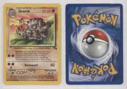 Graveler German Pokemon Fossil #37 1999 10j2 - Image 3