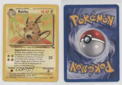 Raichu German Pokemon Fossil #29 1999 15fy - Image 3