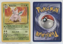 Nidorino Pokemon Base Set #37 1999 0jf5 - Image 3
