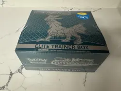2017 POKEMON TCG SUN & MOON CRIMSON INVASION ETB ELITE TRAINER BOX SEALED - Image 3