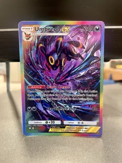 Pokemon TCG Pocket Umbreon EX Holographic Special Illustration Rare - Fan Art - Image 1