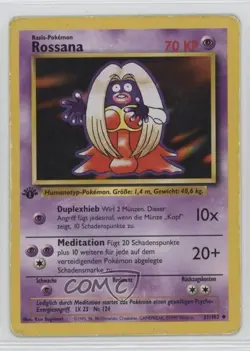 Jynx German 1st Ed. Pokemon Base Set #31 1999 15fy - Image 1
